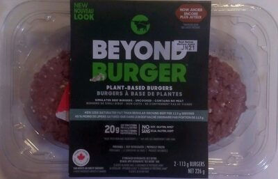 Beyond Burger®, Plant-based burgers, Uncooked, Previously frozen.