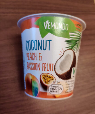 Coconut Peach and passion fruit