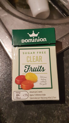 Clear fruits