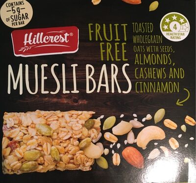 Muesli Bars Fruit Free