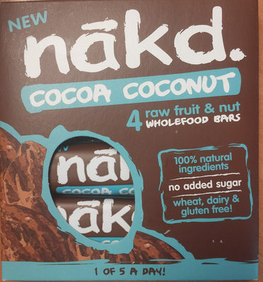 Cocoa Coconut Raw Fruit & Nut Bar